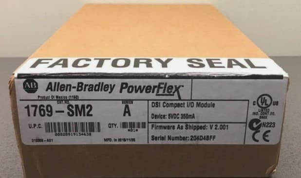 New Sealed Allen Bradley 1769-SM2 SER A Compact IO To DSI Communication Module