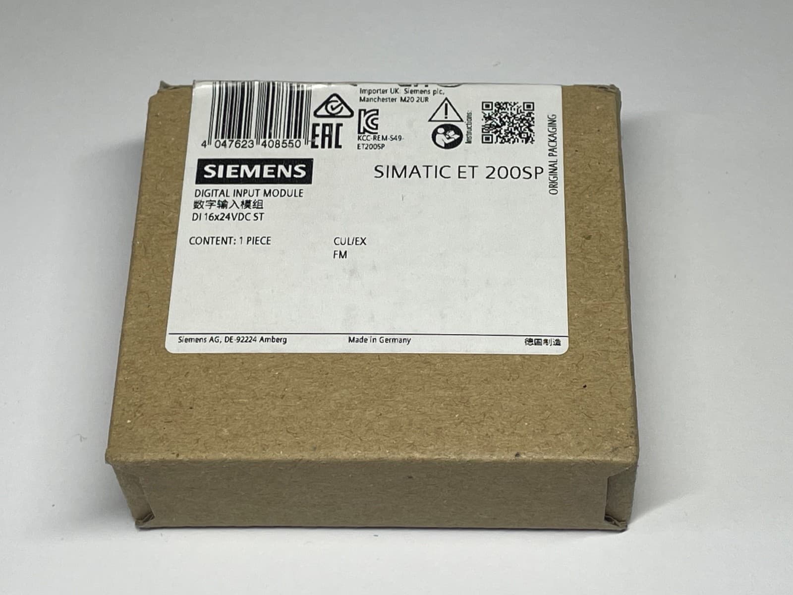 Siemens 6ES7 131-6BH01-0BA0 Digital Input Module ET 200SP