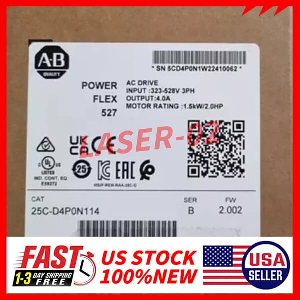 Allen-Bradley 25C-D4P0N114 Original Genuine Inverter New Sealed  Free Shipping