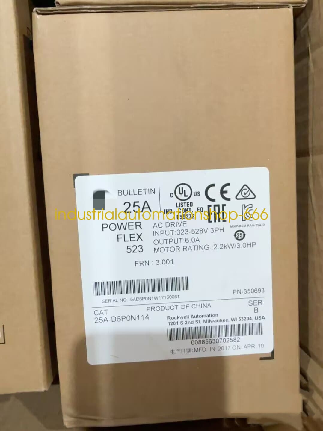 1PC NEW 25A-D6P0N114 frequency converter Via DHL or FedEX