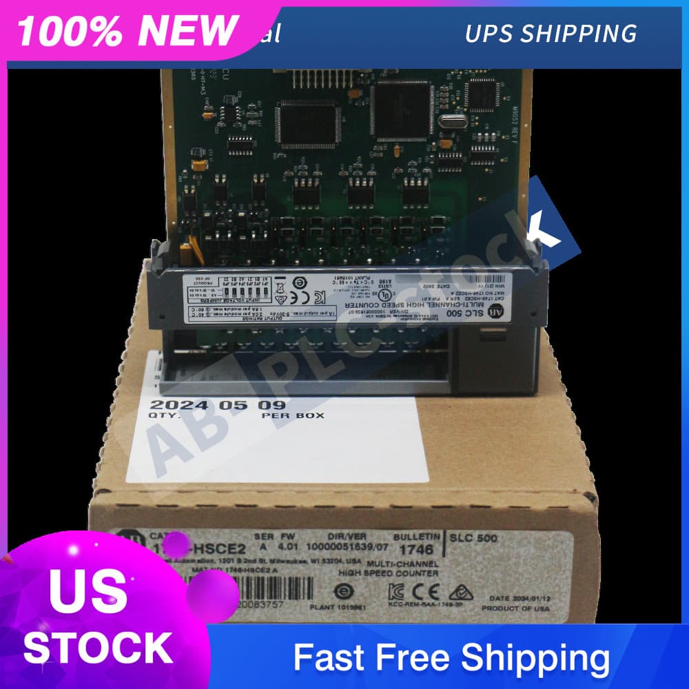 100% Brand New Allen Bradley 1746-HSCE2 1746SLC System Analog Combination Module