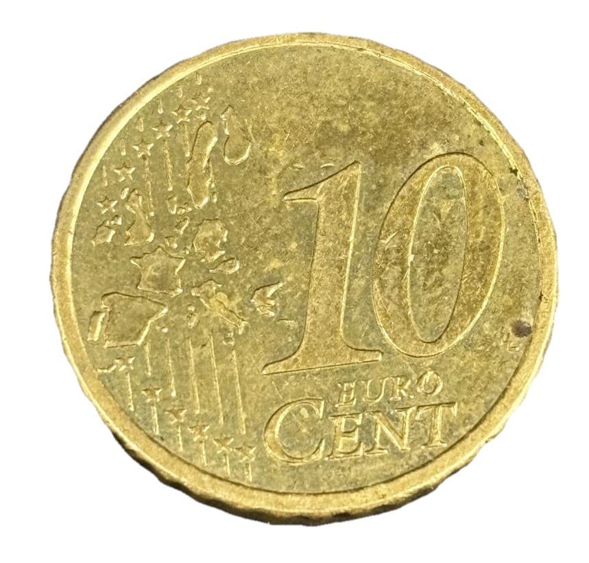 Finland 10 Euro Cent Coin 1999 Lion Nordic Gold EU