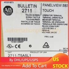 ALLEN-BRADLEY 2711-T5A5L1 SER B FRN 4.48 PANELVIEW 550 TOUCH  PANEL  US Free Tax