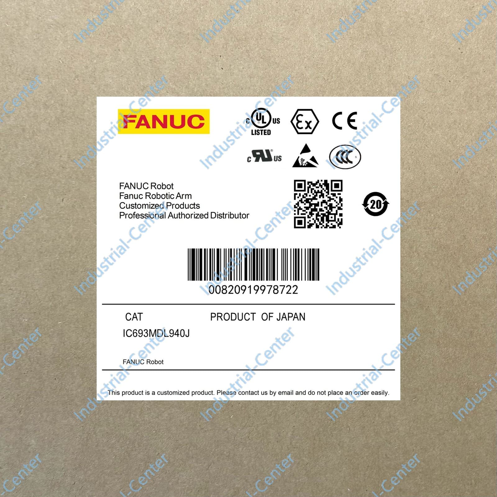 IC693MDL940J PLC  Module Fanuc  IC693MDL940J GQ