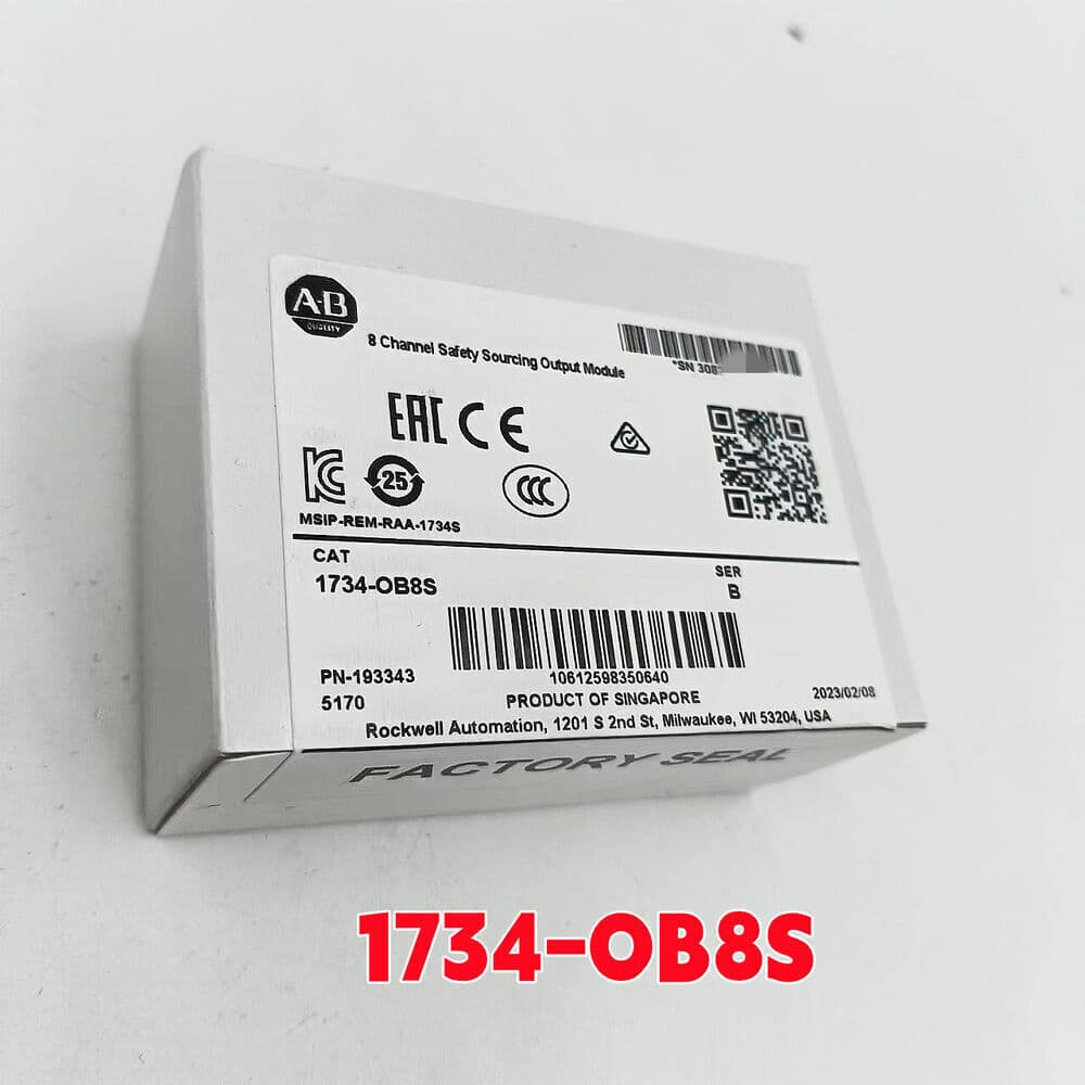 Allen-Bradley 1734-OB8S 8 Channel Safety Sourcing Output Module 1734OB8S New
