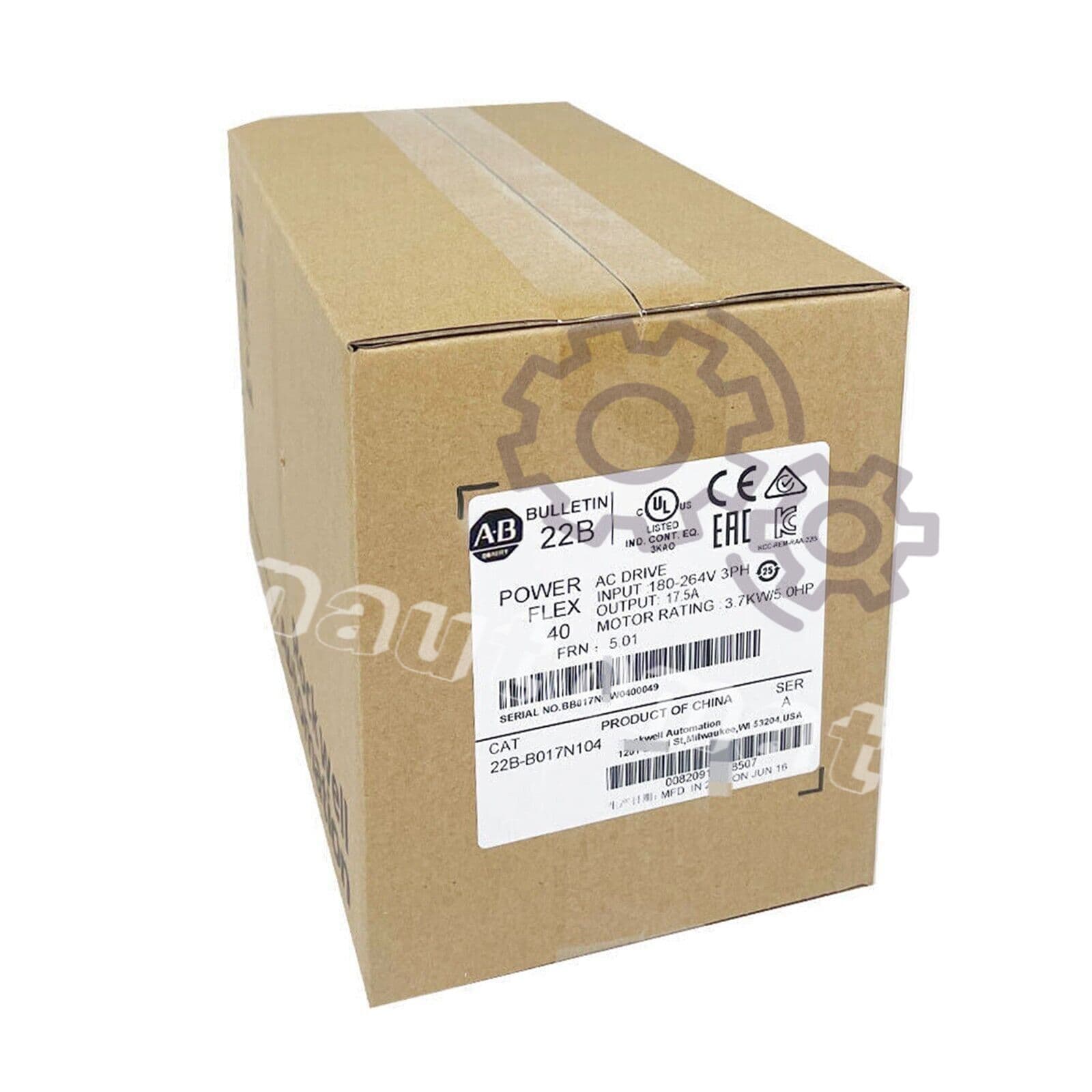 22B-B017N104 AB PowerFlex 40 Drive 3.7 kW New in Box