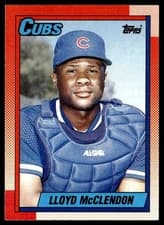 1990 Topps Lloyd McClendon Chicago Cubs #337