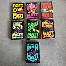 Dungeon Crawler Carl Hardcover Books 1-7 Set Matt Dinniman ACE 1st printings