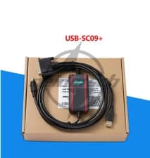 USB-SC09+ Cable For Mitsubishi FX/A Series Isolated Chip Adapter PLC Programming