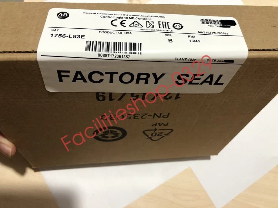 NEW AB 1756-L83E Control Log ix Log ix 5580 Controller Processor 1756L83E