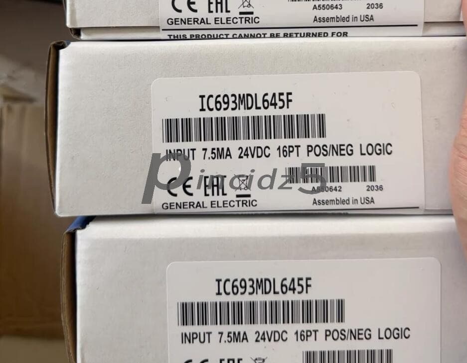 GE FANUC IC693MDL645F INPUT 24VDC 16PT POS/NEG LOGIC STOCK #L-539-C
