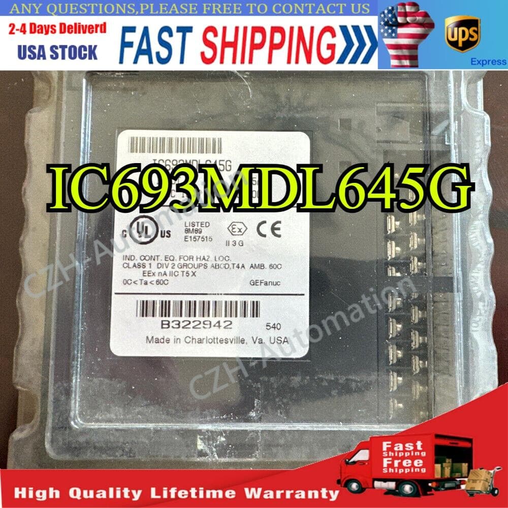 NIB - GE FANUC PLC M# IC693MDL645G INPUT MODULE 24VDC 16PT+- LOGIC