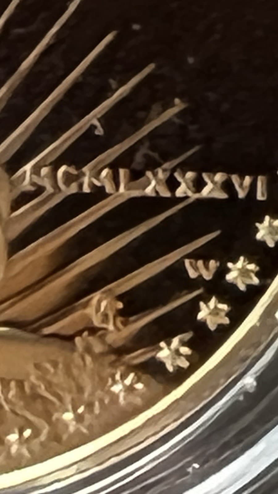 1986-W FIRST YEAR American Eagle $50 GOLD PROOF Coin One Oz Spot+ebay Fee