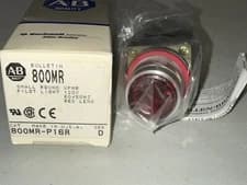 Allen-Bradley 800MR-P16R Small Pilot Round Light Red Lens