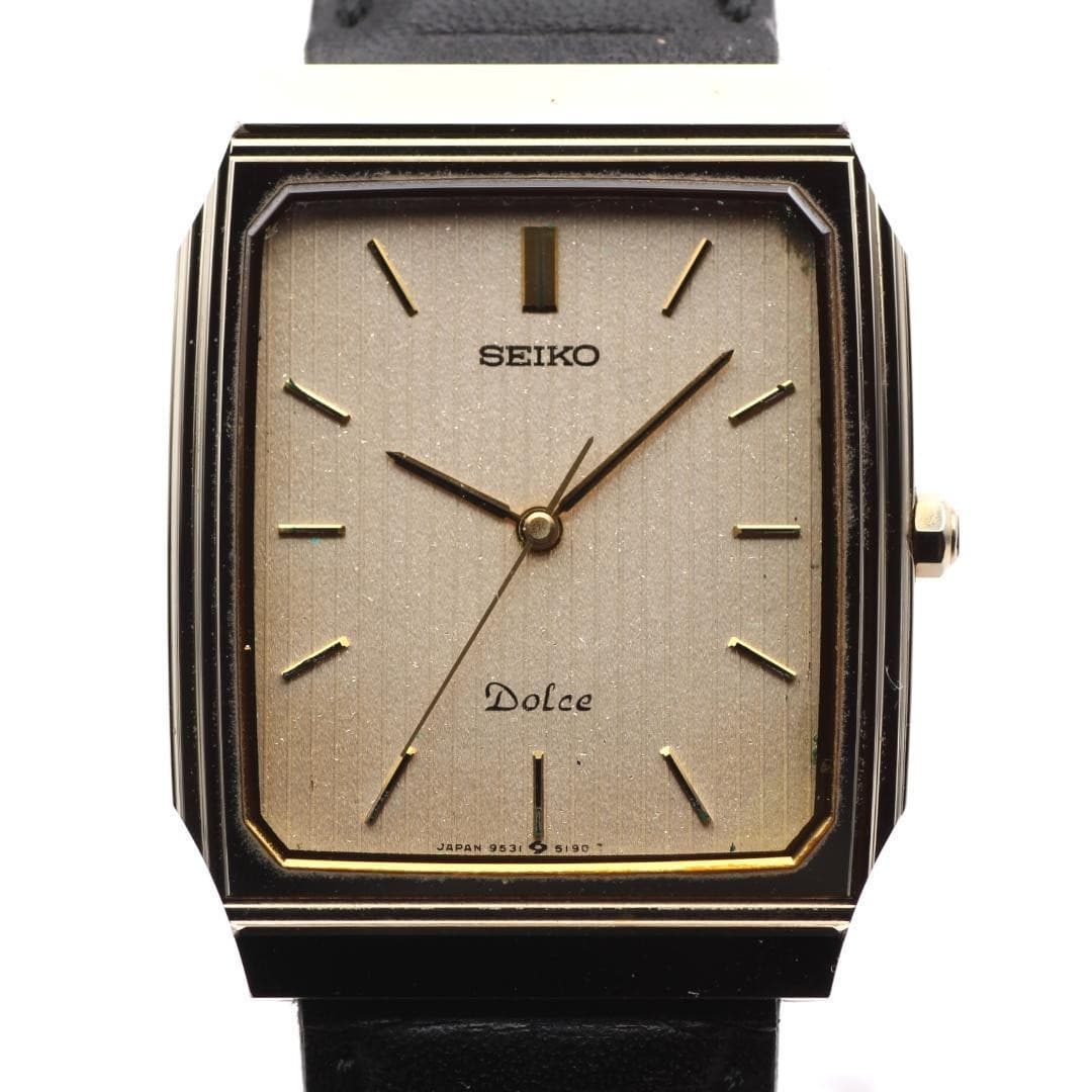 Seiko Dolce Men's Tungsten Watch Vintage 80s Used SV311