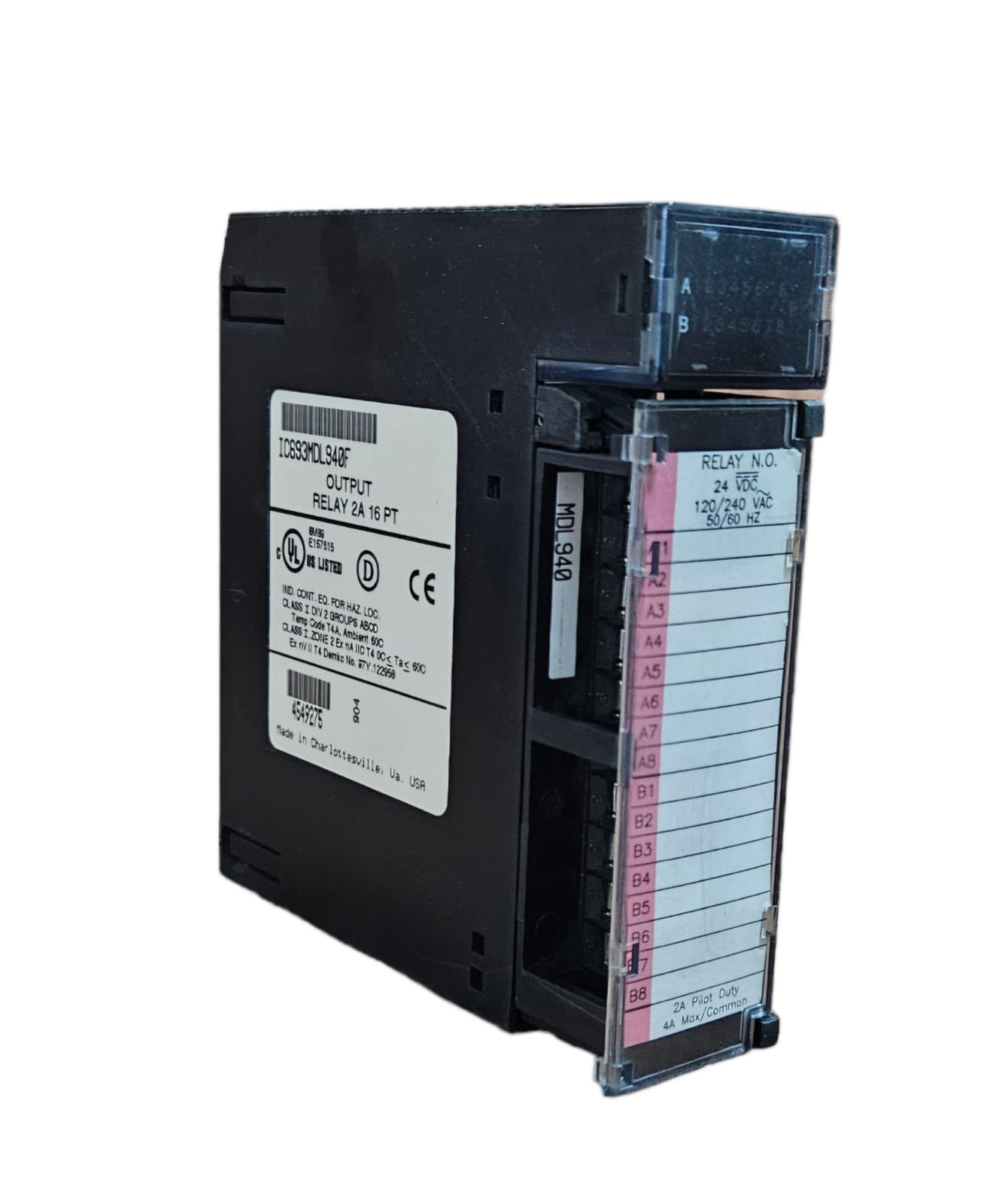 1PC NEW GE FANUC IC693MDL940F OUTPUT RELAY 2A 16 PT MODULE Free delivery