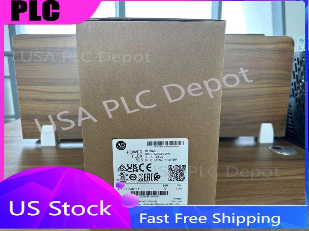 AB 25B-D024N114 /A Allen Bradley PowerFlex 525 AC Drive 11kW 15Hp