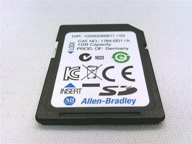 Allen-Bradley, SD card, FAT-16 - 1784-SD1