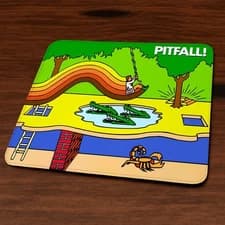 Pitfall Mouse pad Mouse Mat For Atari Commodore 64 Pitfall! Amiga MSX Spectrum