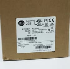Free Shipping Allen Bradley SER/A PowerFlex 40 AC Drive 22B-D017N104 In Box