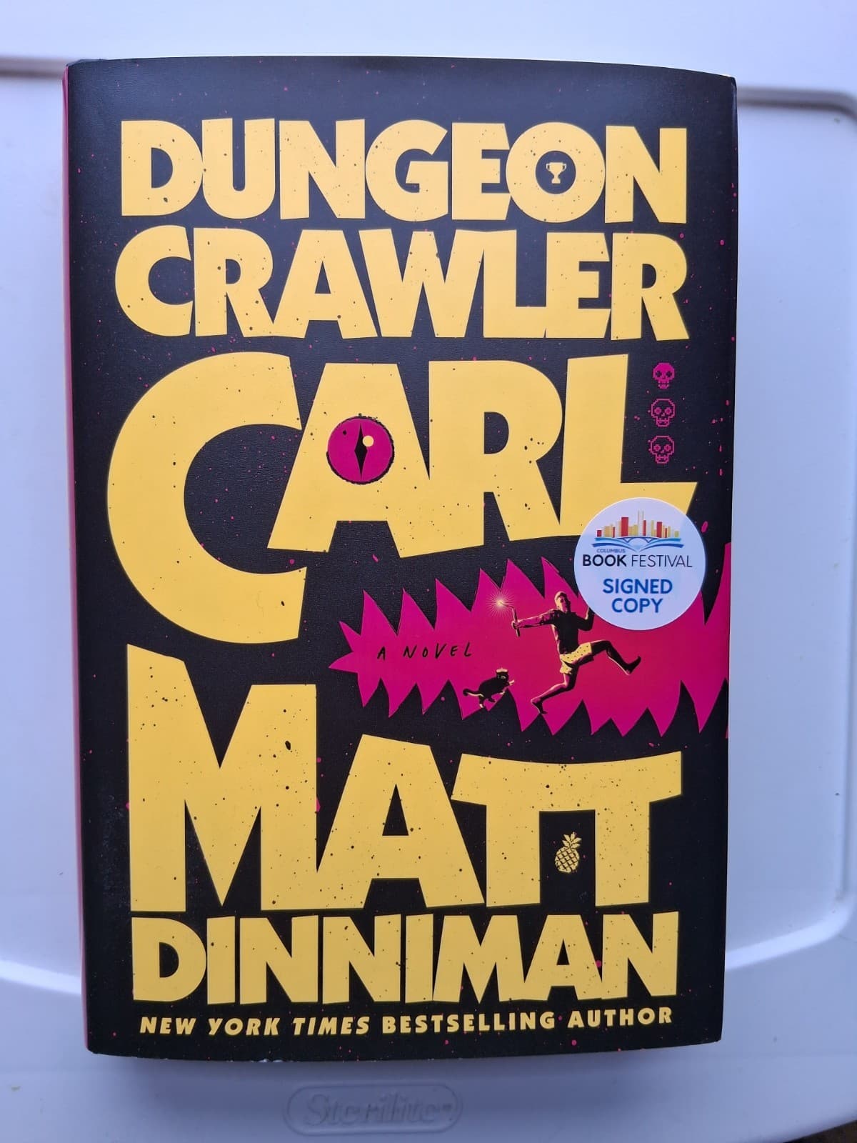 Dungeon Crawler Carl SIGNED Matt Dinniman Hardcover 1st Edition HCDJ 13th Print