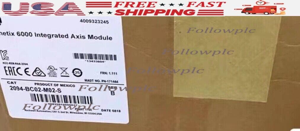 AB Allen-Bradley 2094-BC02-M02-S Kinetix 6000 15kW/15A Integrated Axis Module