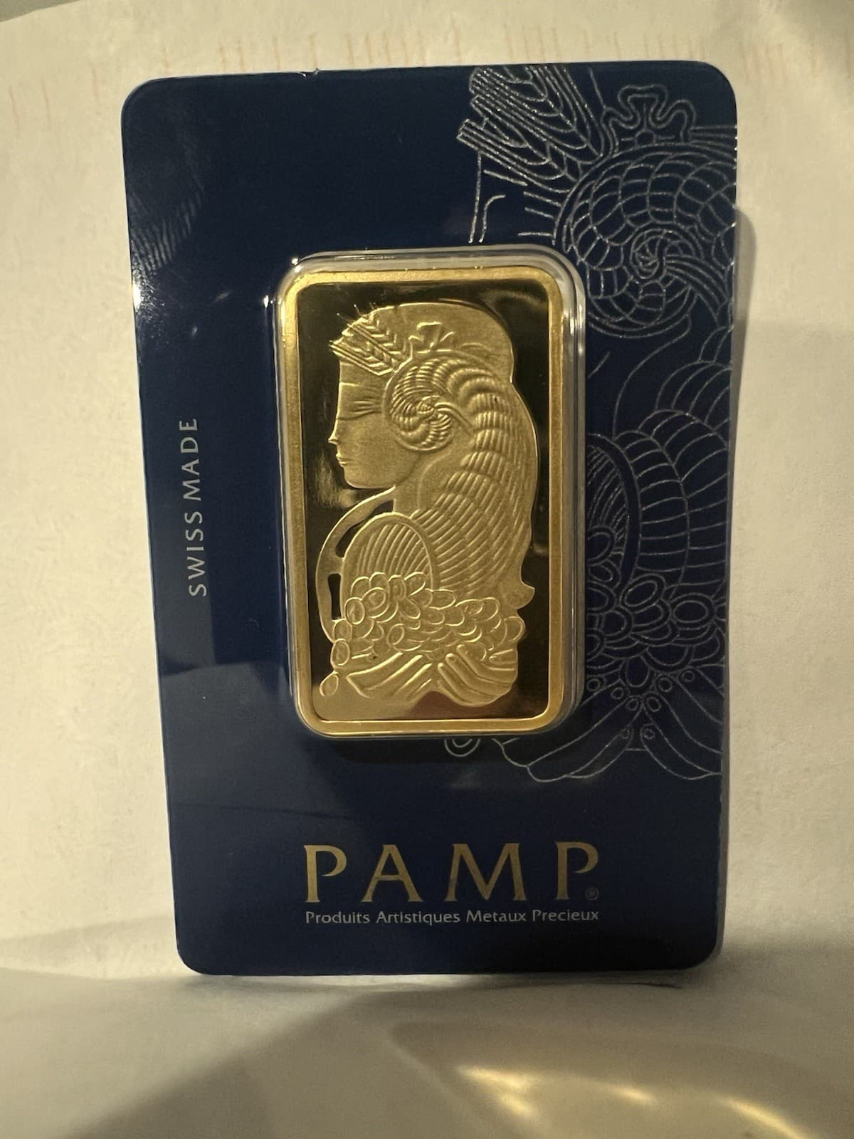 PAMP Suisse Lady Fortuna Veriscan Gold Bar 1 oz .9999 Fine, Sealed, 24K