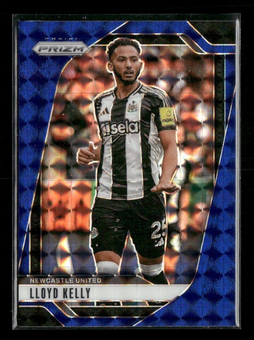 Lloyd Kelly 2024 Panini Prizm Premier League Blue Mosaic Newcastle United #122