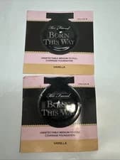 2 X TOO FACED BORN THIS WAY UNDETECTABLE MEDIUM/FULL FOUNDATION VANILLA SAMPLE