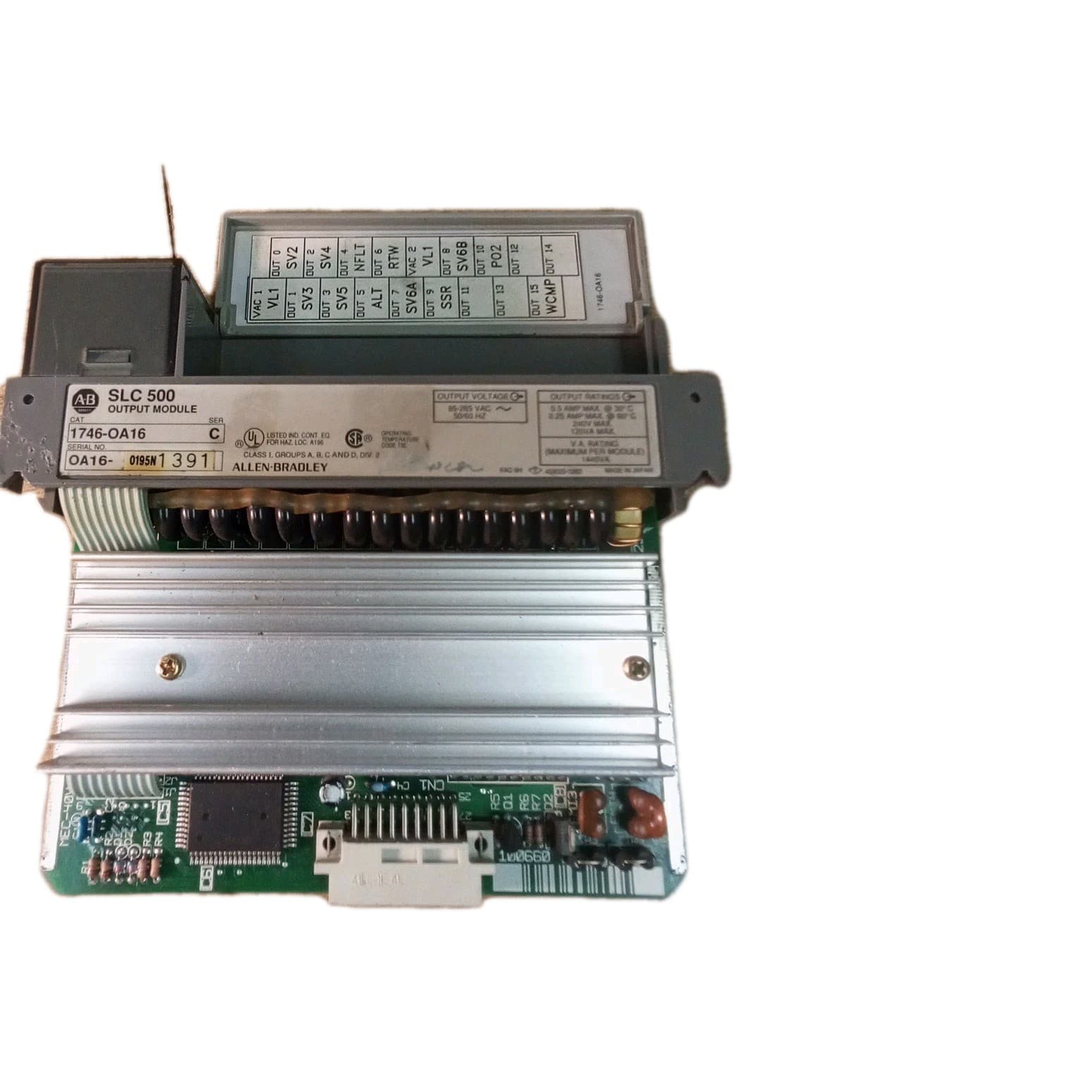 Allen Bradley 1746-OA16 Output Module Series C 