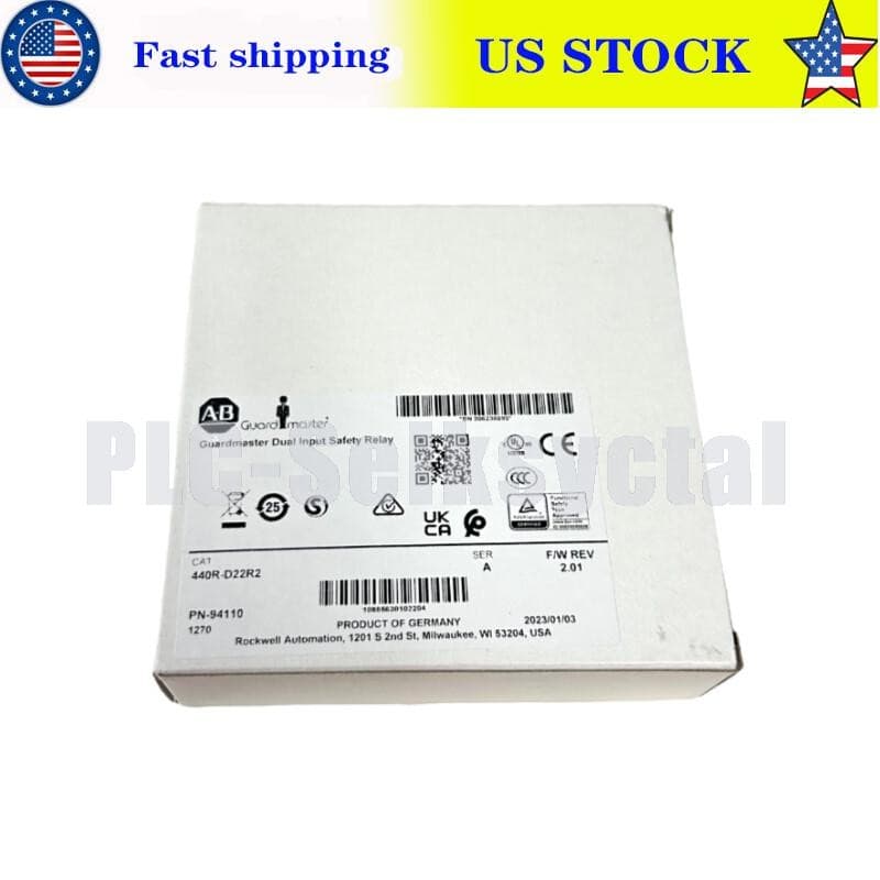 AB 440R-D22R2 Guardmaster Dual Input Safety Relay NEW 440RD22R2 US Free Tax