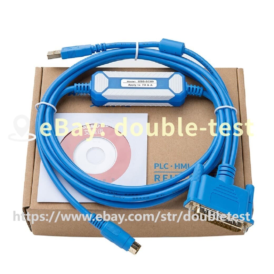 ONE NEW USB-SC09 PLC Cable For FX/A Series PLC Adapter USBSC09