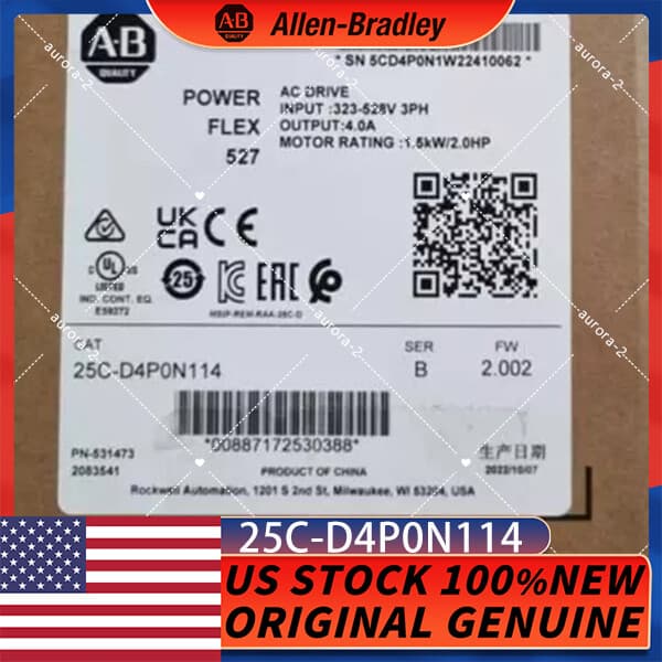 25C-D4P0N114 Original Genuine Inverter Brand New Allen-Bradley Free Shipping