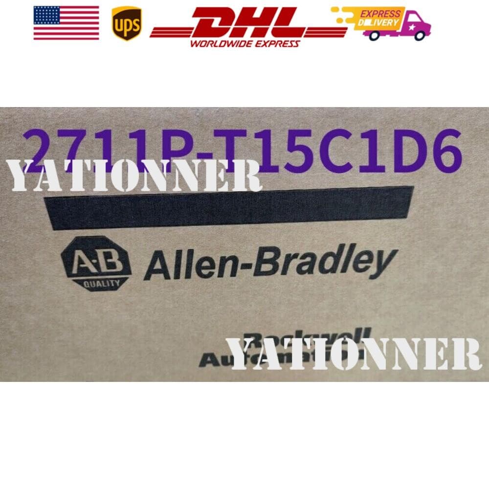 New Factory Sealed Allen Bradley 2711P-T15C1D6 Touch Screen Glass Panel