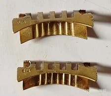 Vintage OMEGA 614 Beads Of Rice End Links For Watch Bracelet Part | For Project 