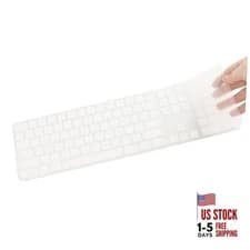 Keyboard Cover for 2024 Apple Magic Keyboard with Touch ID A3119：Touch ID clear