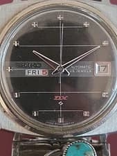 Vintage mens Seiko Sea lion 6106-8030 gray dial M88  Working