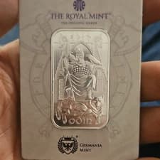 The Royal Mint Odin 1 oz 999.9 Fine Silver Bullion Bar Collectible