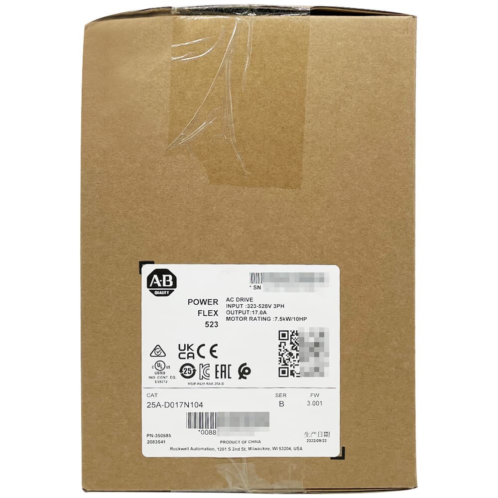 1PC 25AD017N104 New Sealed AB 25A-D017N104 /B PowerFlex 523 480V 17A 10HP HT