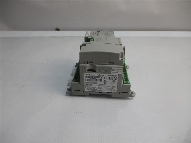 Allen Bradley 2080-LC20-20QBB Micro820 PLC Controller Tested