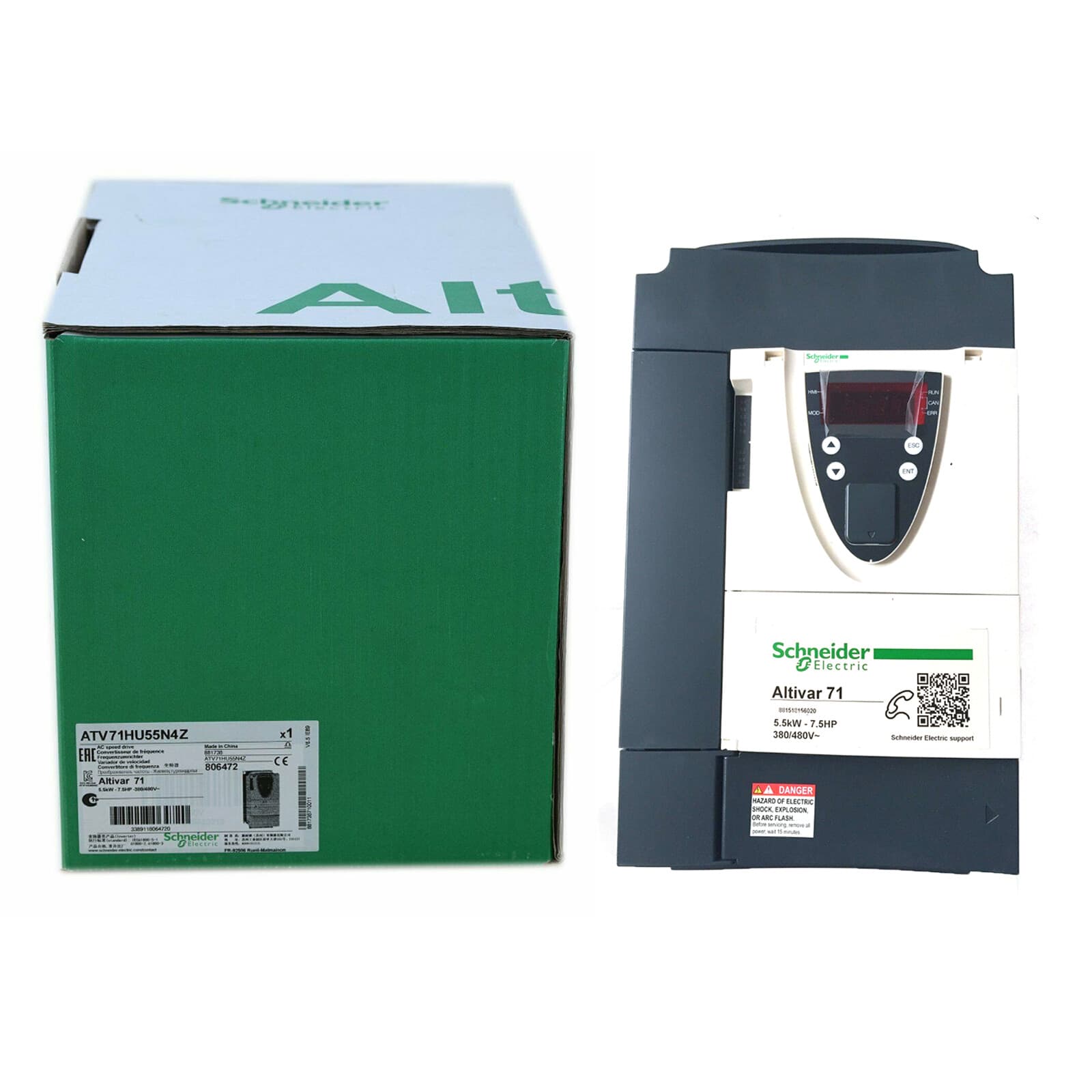 New Genuine SCHNEIDER ATV71HU55N4Z In Box