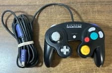 Official Nintendo GameCube Controller OEM Black Authentic DOL-003 Not Tested