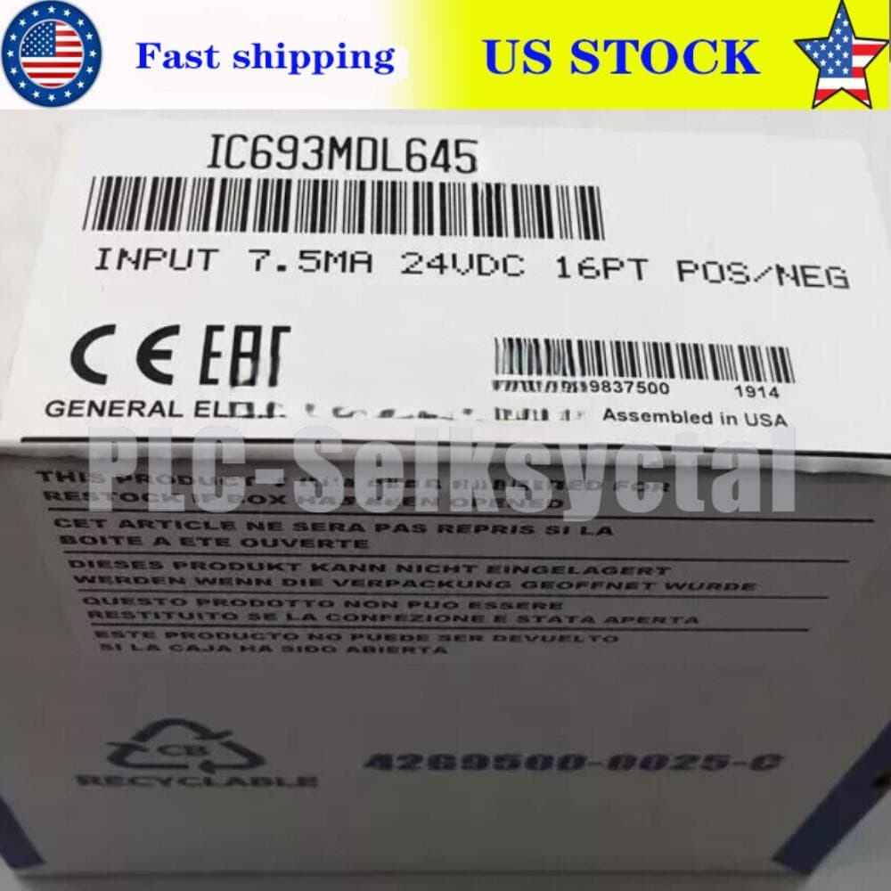 New Factory Sealed GE IC693MDL645 Fanuc Input Module IC693MDL645