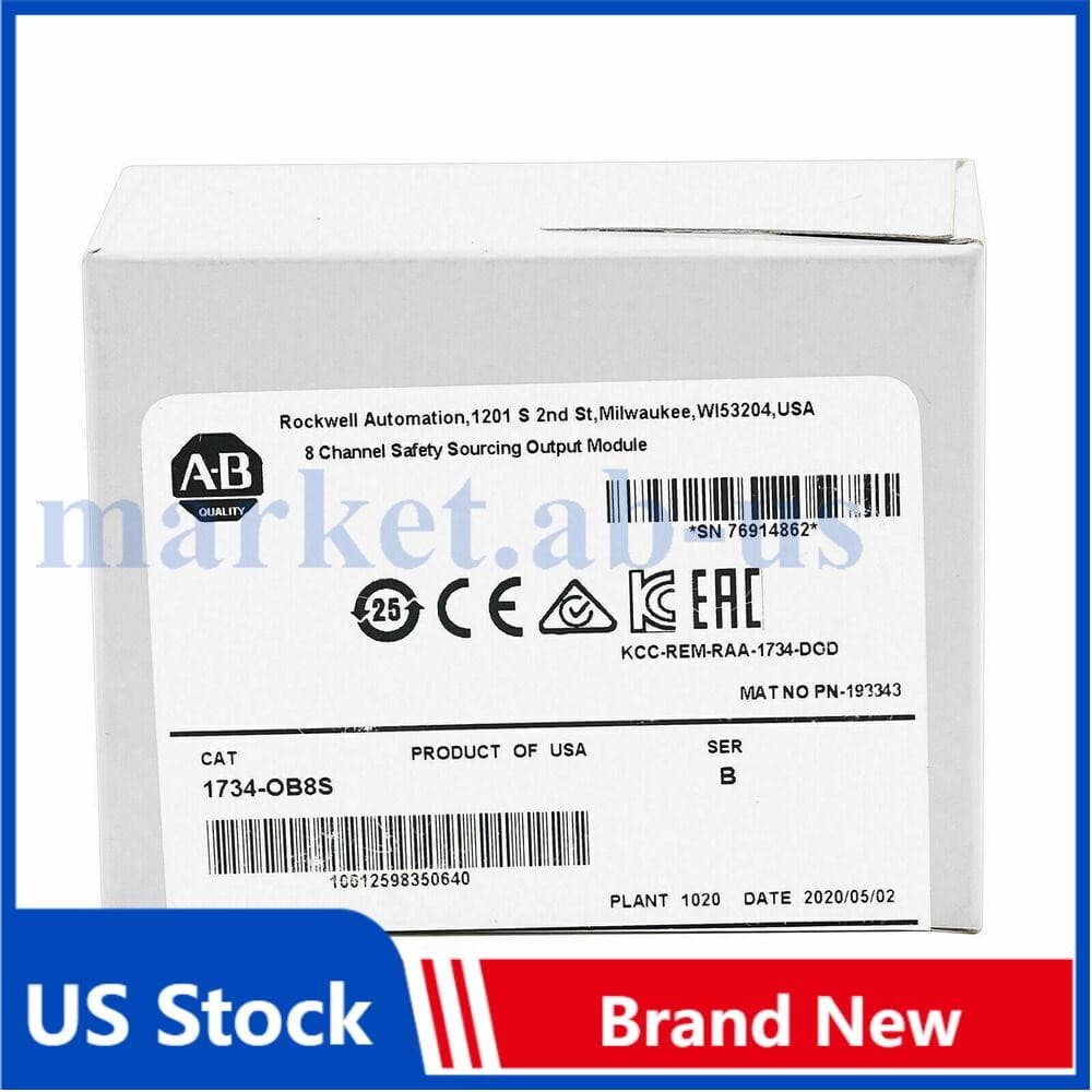 New Sealed AB 1734-OB8S Point I/O Safety Output Module 1734OB8S US Free Tax