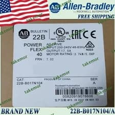 1PC AB Brand New 22B-B017N104/A PowerFlex 22B-B017N104 US SameDayFreeShip