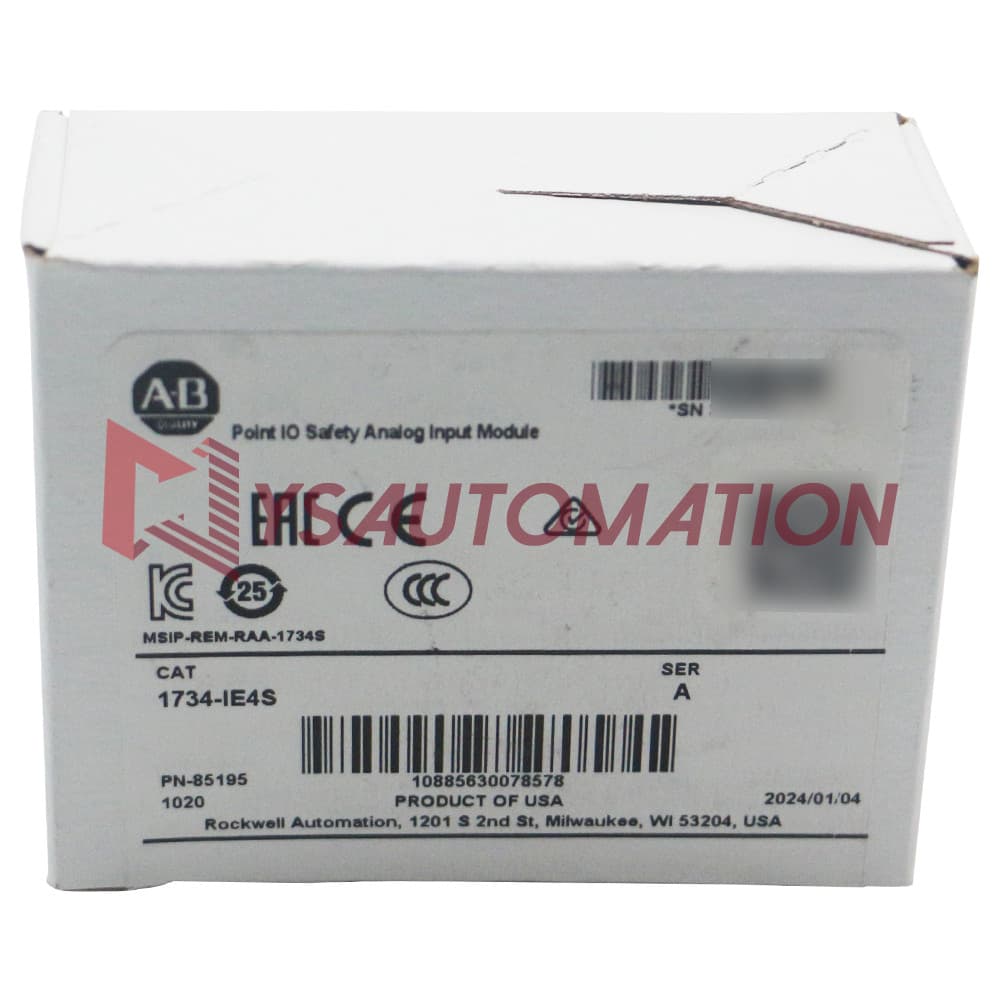 YG Allen-Bradley 1734-IE4S Point IO Safety Analog Input Module