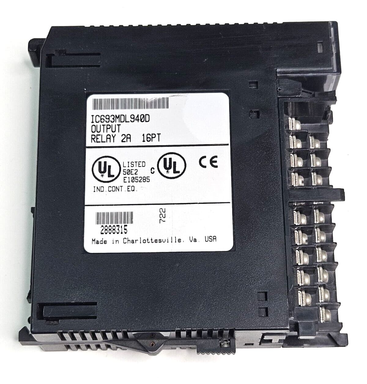 GE Fanuc IC693MDL940D Output Relay Module