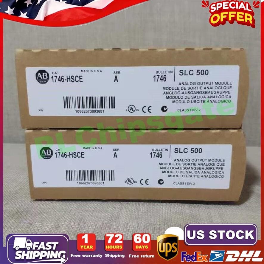 NEW FACTORY SEALED AB 1746-HSCE SER A SLC 500 HIGH SPEED MODULE 1746HSCE