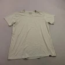 Patagonia Shirt Mens Large Short Sleeve Crew Neck Outdoor Yellow Casual