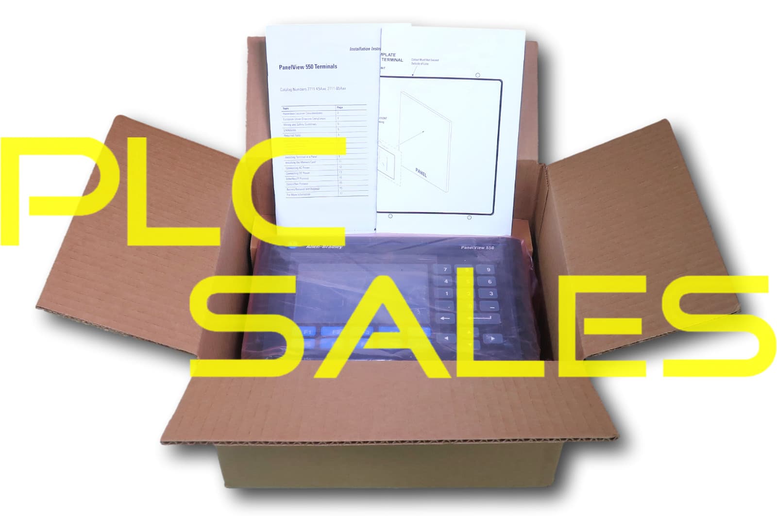 Allen Bradley 2711-K5A2 Series B  |  PanelView 550 with DH485 FRN 1.07  *NEW*